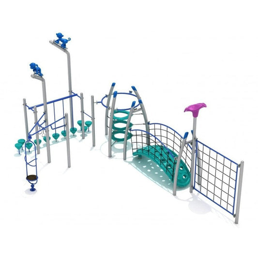 Dellview Jungle Gym - Jungle Gyms & Ninja Courses - Playtopia, Inc.