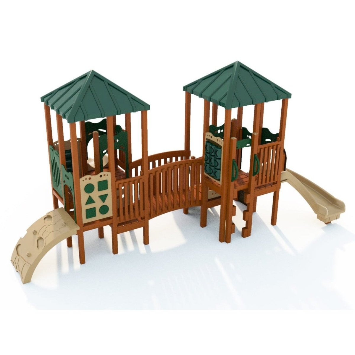 Dewdrop Playset - Preschool Playgrounds - Playtopia, Inc.