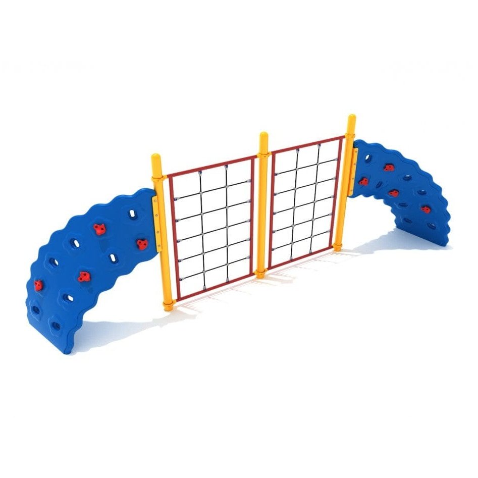 Double Cresting Wave Climber - Jungle Gyms & Ninja Courses - Playtopia, Inc.