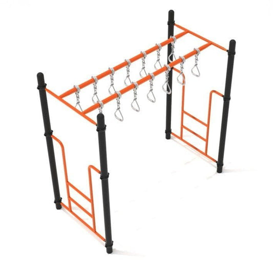 Double Straight Swinging Ring Monkey Bars - Monkey Bars & Jungle Gyms - Playtopia, Inc.