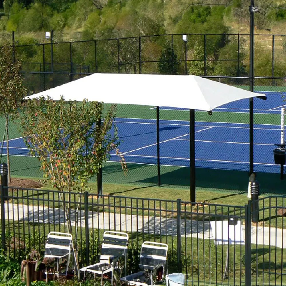 Dual Column Umbrella Shade - Playground Shades & Sails - Playtopia, Inc.