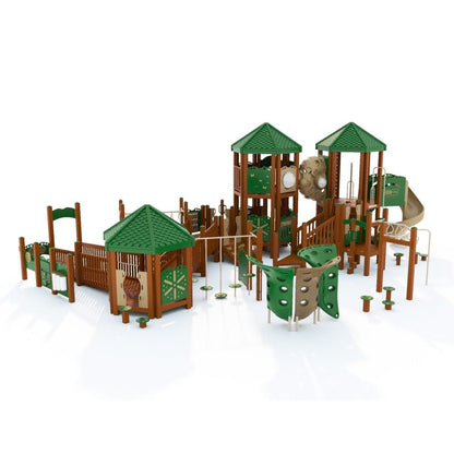 Emerald Heights Playset - School-Age Playgrounds - Playtopia, Inc.