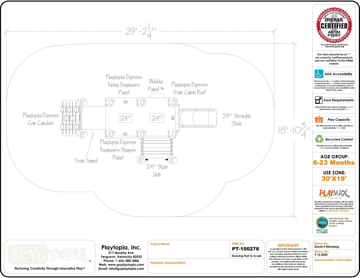 Engine 49 - Natural Playgrounds - Playtopia, Inc.