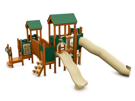 Fast Track Playset - School - Age Playgrounds - Playtopia, Inc.