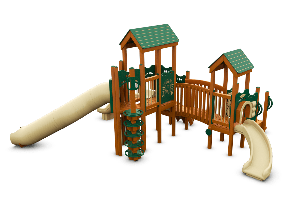 Fast Track Playset - School - Age Playgrounds - Playtopia, Inc.