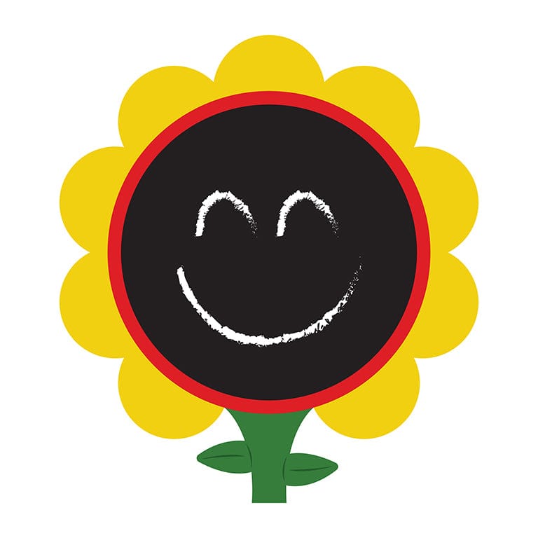 Fence Flower Chalkboard - Paint Stations & Easels - Playtopia, Inc.