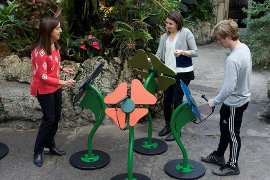 Flower Bells - Outdoor Musical Instruments - Playtopia, Inc.