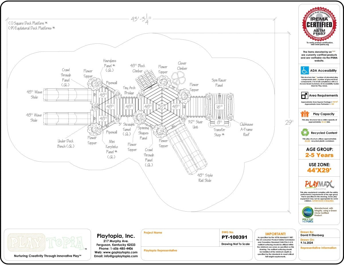 Flower Patch - Natural Playgrounds - Playtopia, Inc.