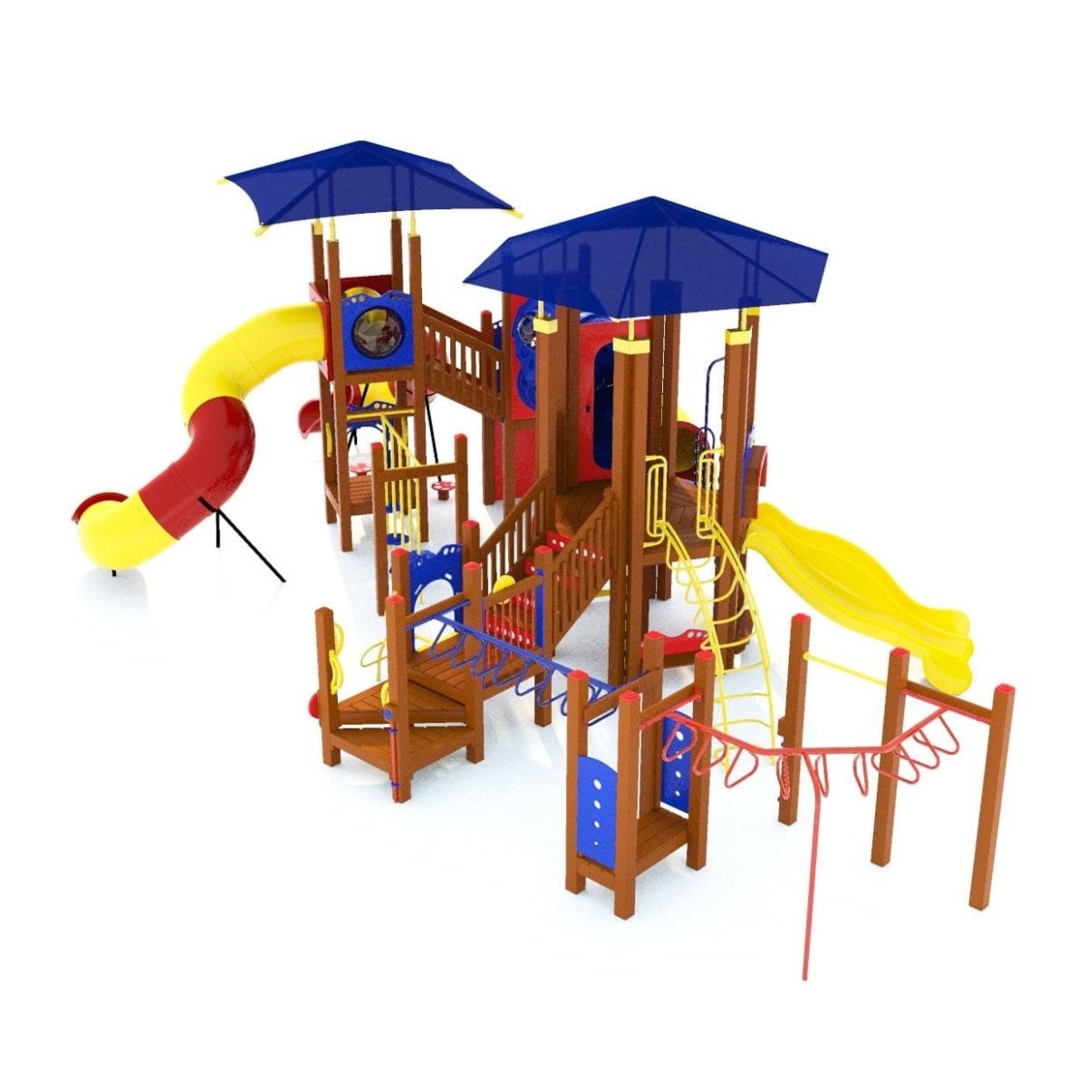 Frenzy Rush Playset - School-Age Playgrounds - Playtopia, Inc.