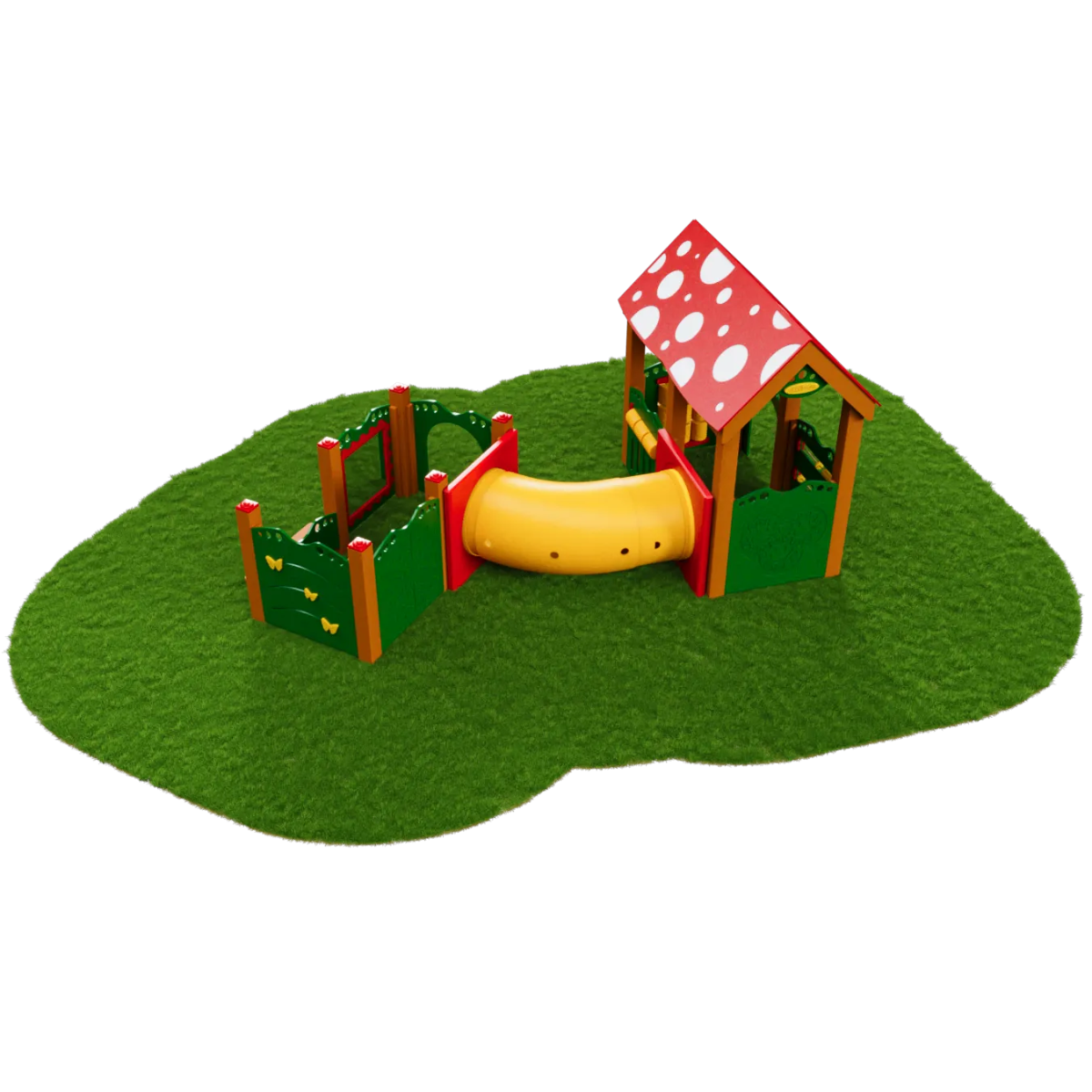 Gnome's Manor Playset - Toddler Playgrounds - Playtopia, Inc.