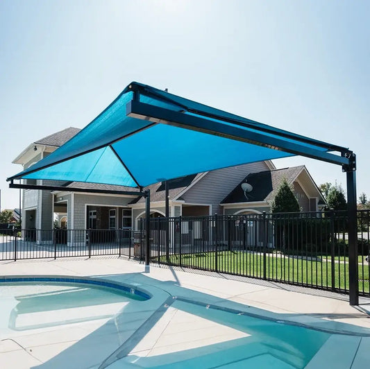 Hanging Cantilever Shade - Playground Shades & Sails - Playtopia, Inc.