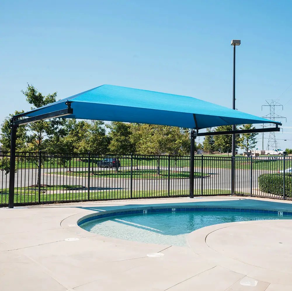 Hanging Cantilever Shade - Playground Shades & Sails - Playtopia, Inc.