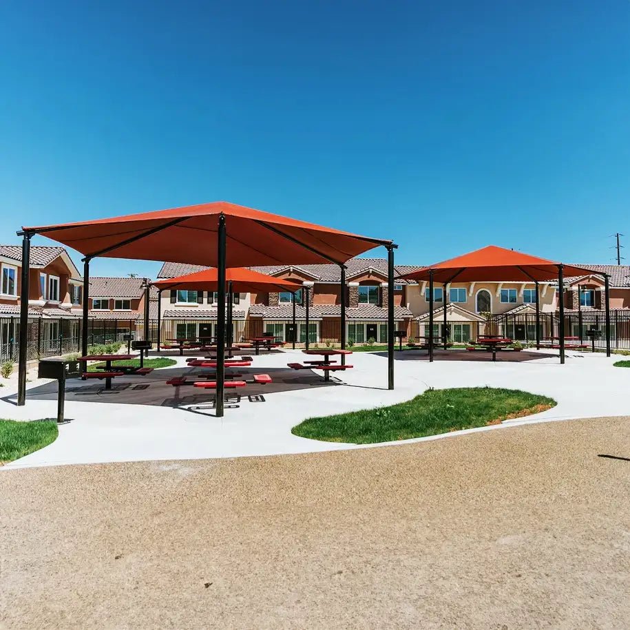 Hexagon Hip Shade - Playground Shades & Sails - Playtopia, Inc.