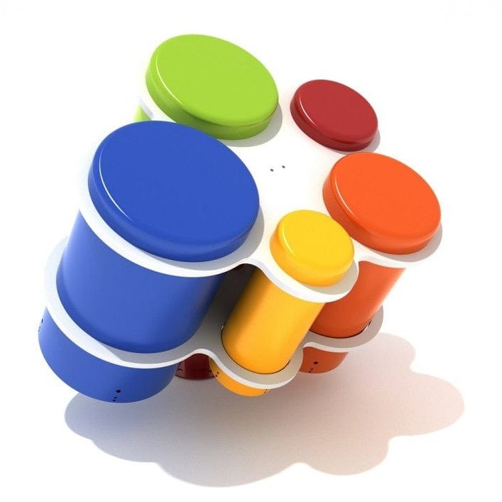 Honeycomb Hand Drums - Outdoor Musical Instruments - Playtopia, Inc.