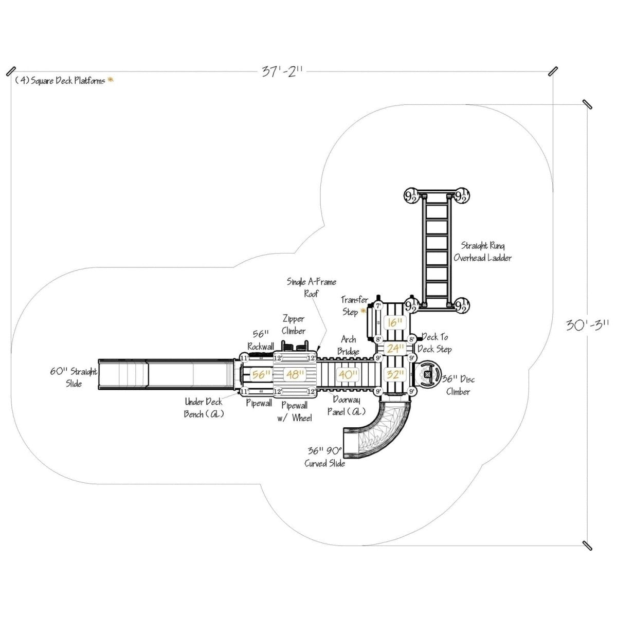 Horizon Playset - Preschool Playgrounds - Playtopia, Inc.