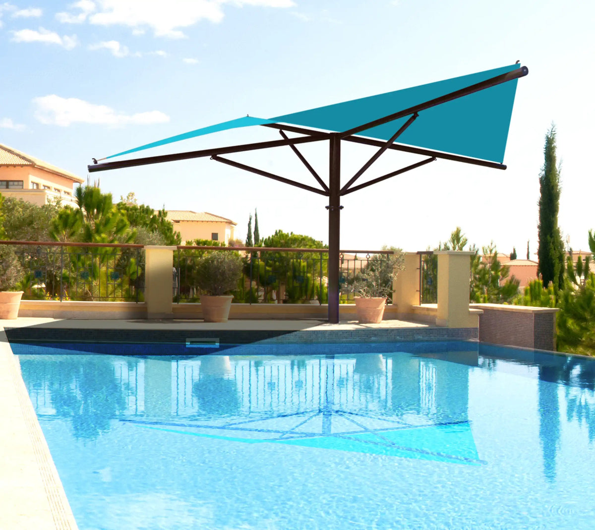 Hypar Umbrella Shade - Playground Shades & Sails - Playtopia, Inc.