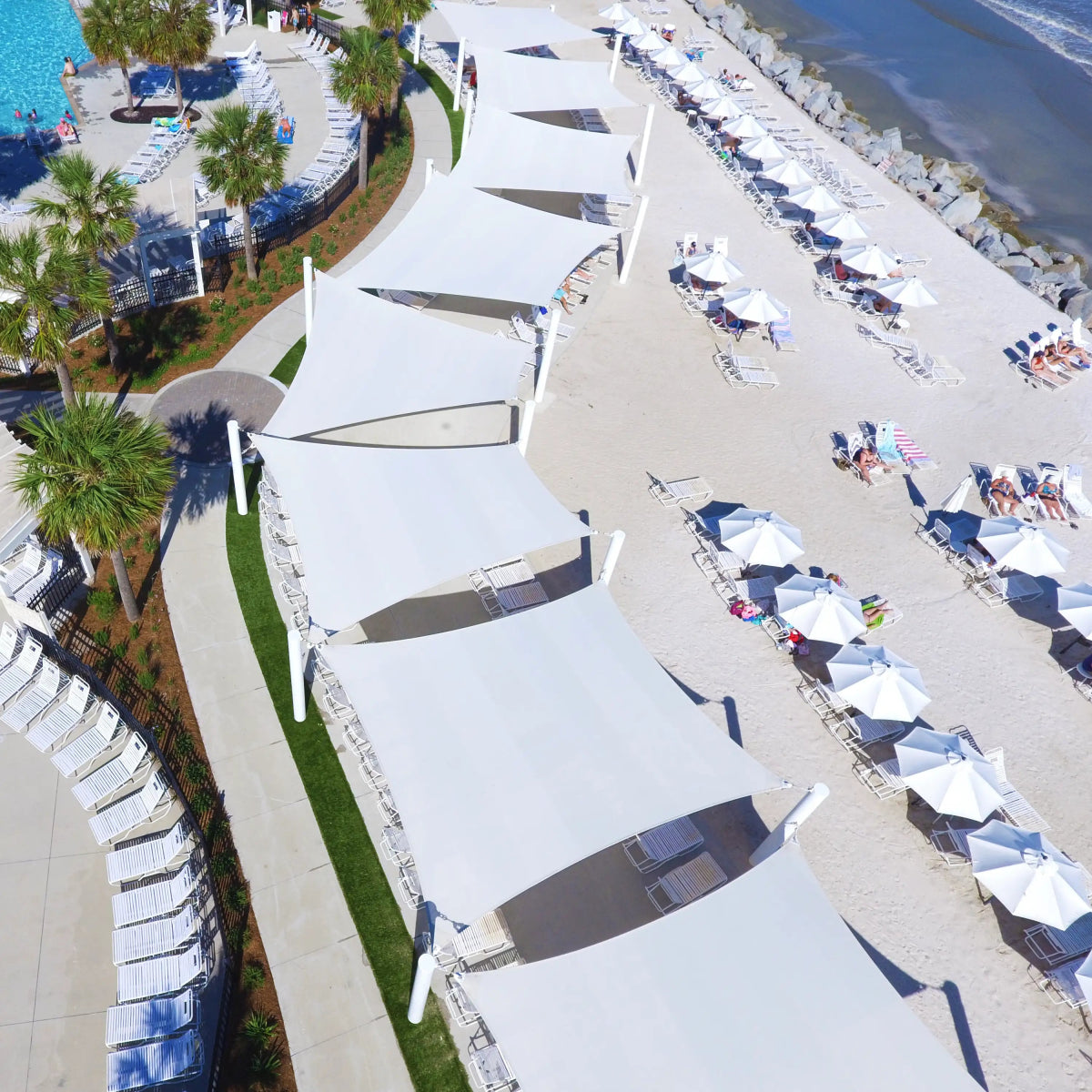 Hyperbolic Sail Shade - Playground Shades & Sails - Playtopia, Inc.