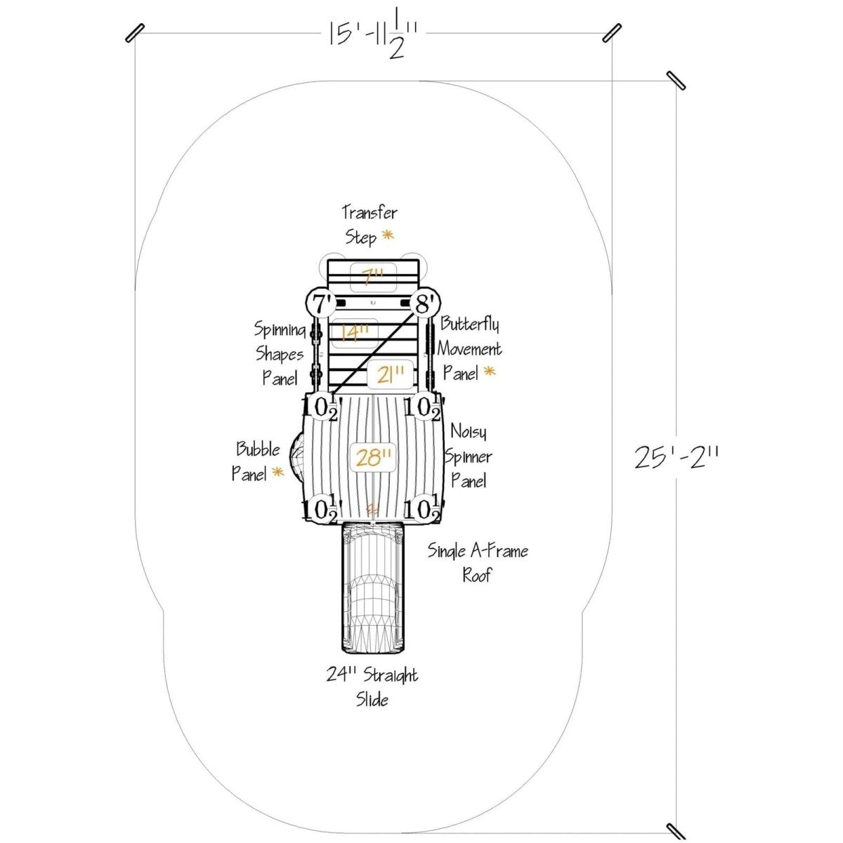 Jubilee Playset - Toddler Playgrounds - Playtopia, Inc.