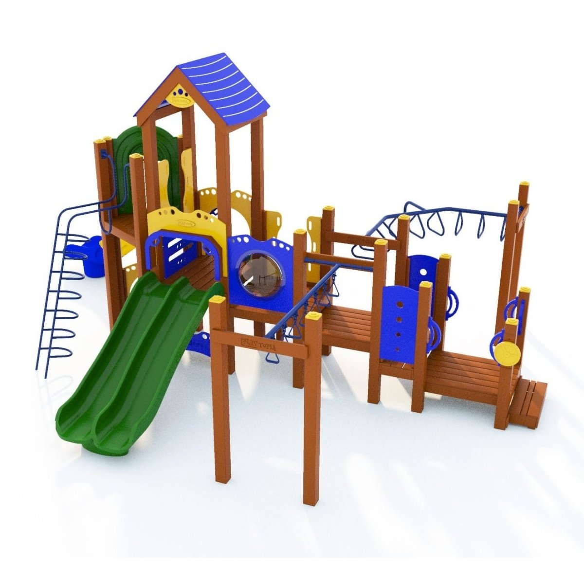 Kirkwood Playset - School-Age Playgrounds - Playtopia, Inc.