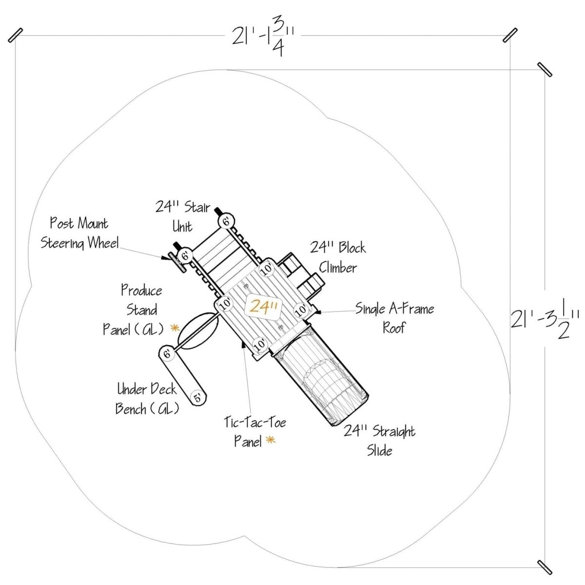 Lily Pad Playset - Preschool Playgrounds - Playtopia, Inc.