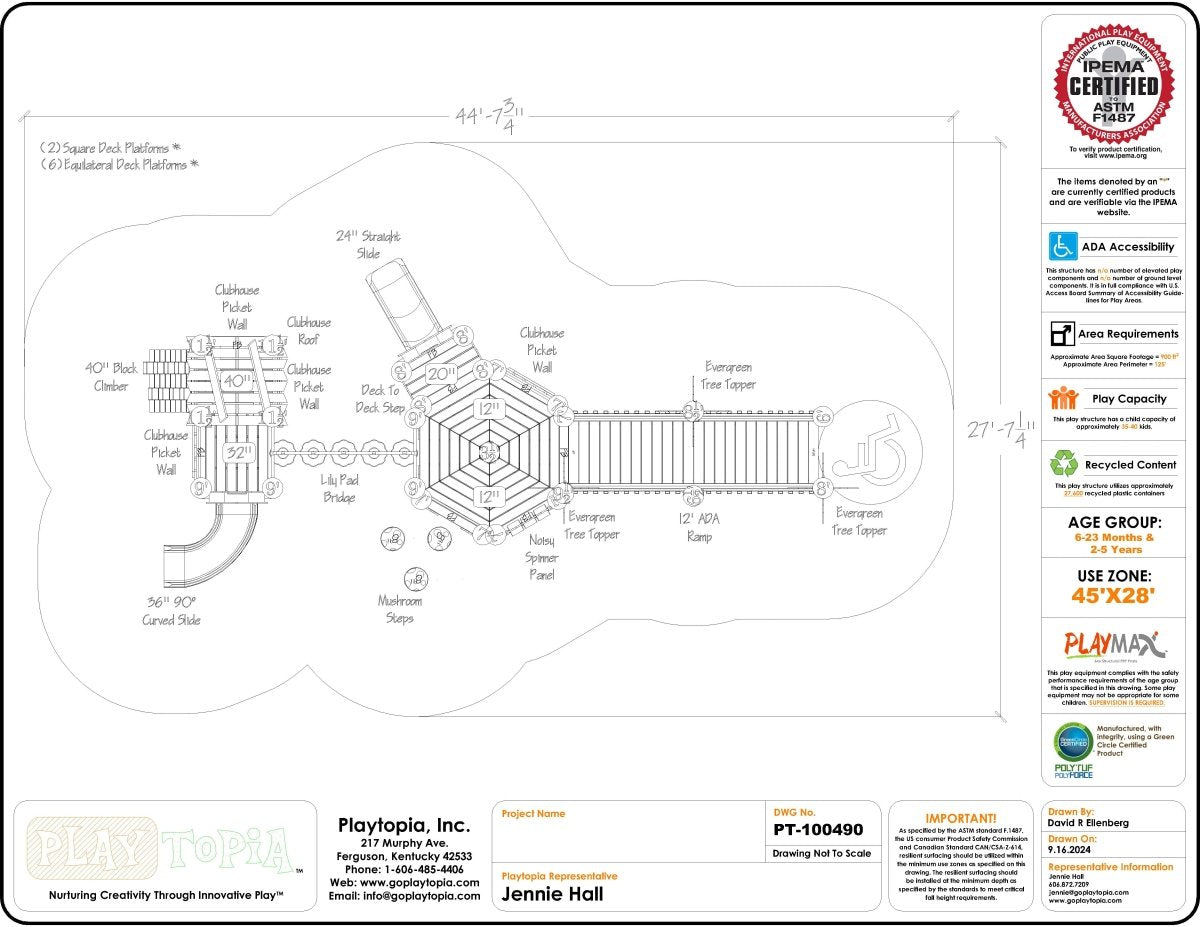 Lumberjack - Natural Playgrounds - Playtopia, Inc.