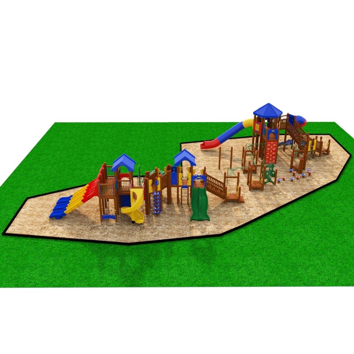 Merry Maker Playset - School-Age Playgrounds - Playtopia, Inc.