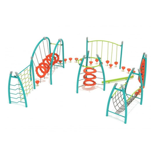 Newfane Village Jungle Gym - Jungle Gyms & Ninja Courses - Playtopia, Inc.