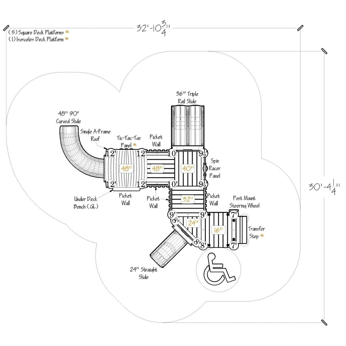 Orion Playset - Preschool Playgrounds - Playtopia, Inc.