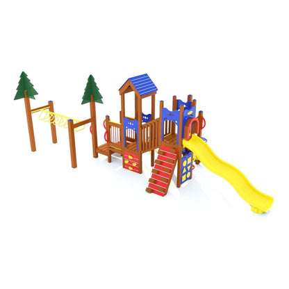 Pine Leap Playset - Preschool Playgrounds - Playtopia, Inc.