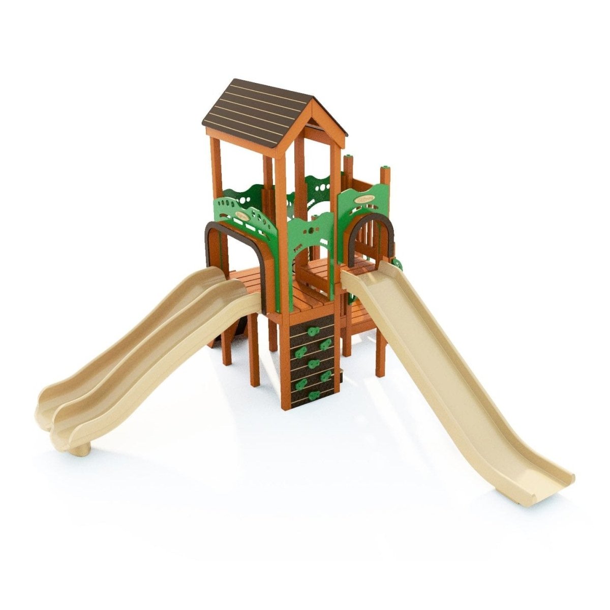 Pinnacle Playset - Preschool Playgrounds - Playtopia, Inc.