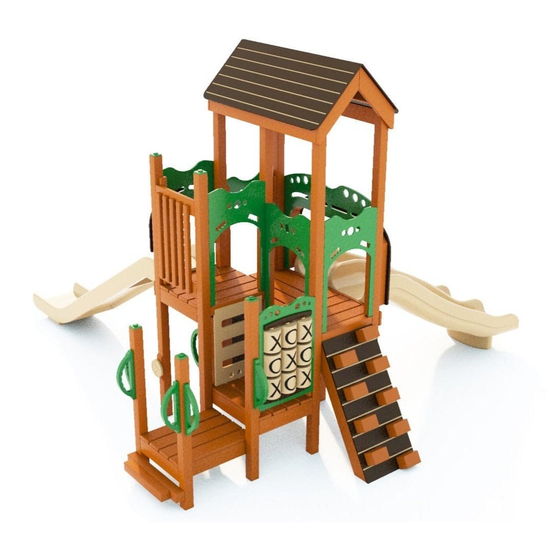 Pinnacle Playset - Preschool Playgrounds - Playtopia, Inc.