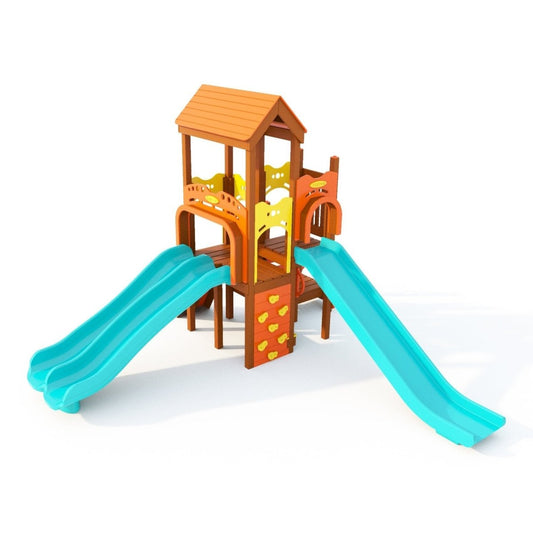 Pinnacle Playset - Preschool Playgrounds - Playtopia, Inc.