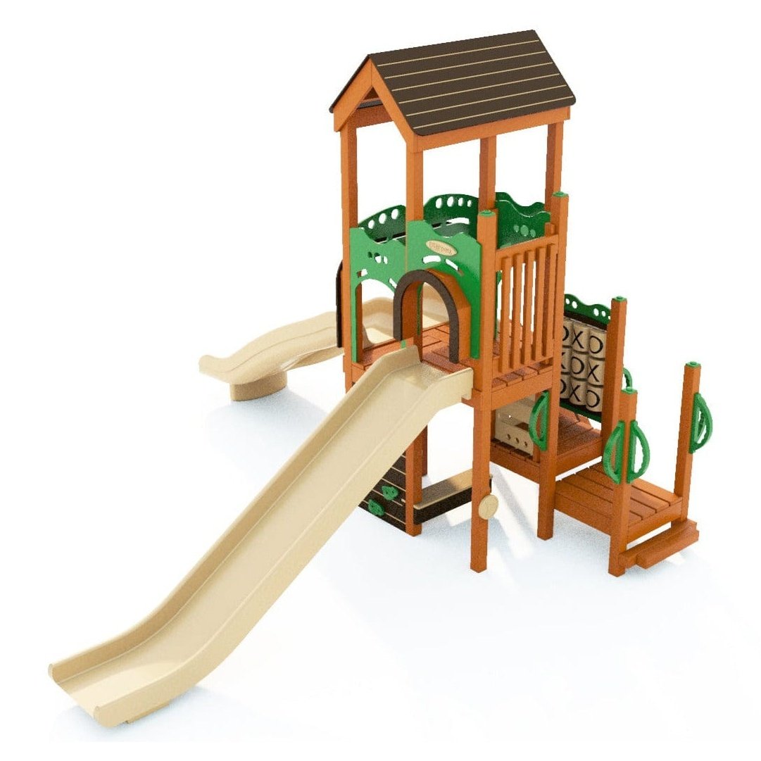 Pinnacle Playset - Preschool Playgrounds - Playtopia, Inc.