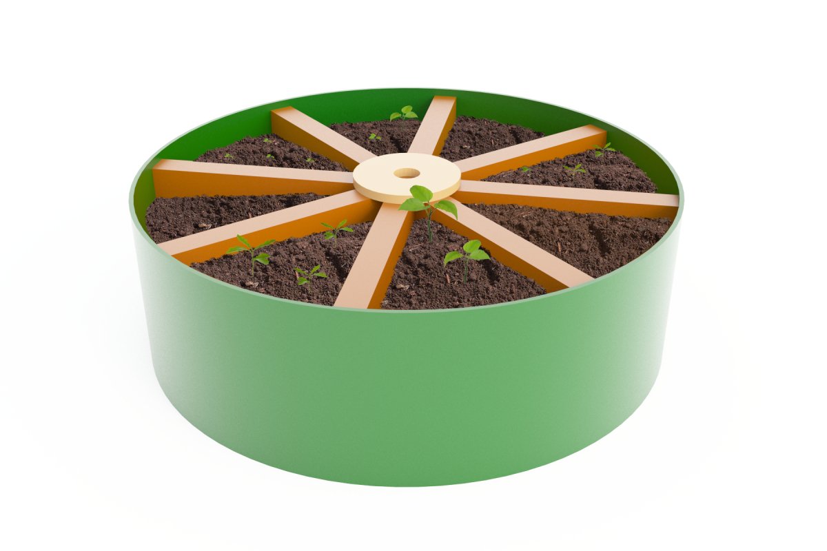 Pizza Garden Planter - Sensory Gardens - Playtopia, Inc.