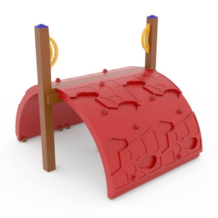 Quad Bedrock Climber - Outdoor Climbing Structure - Playtopia, Inc.