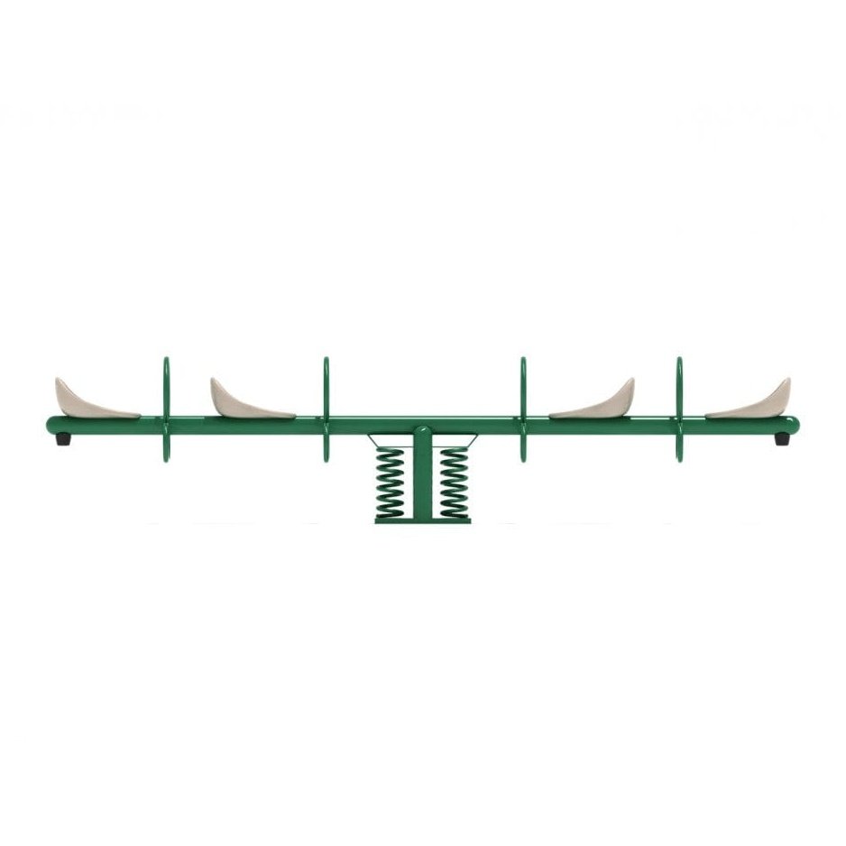 Rockwell Teeter Quad Spring Rider - Spring Animals & Bouncers - Playtopia, Inc.