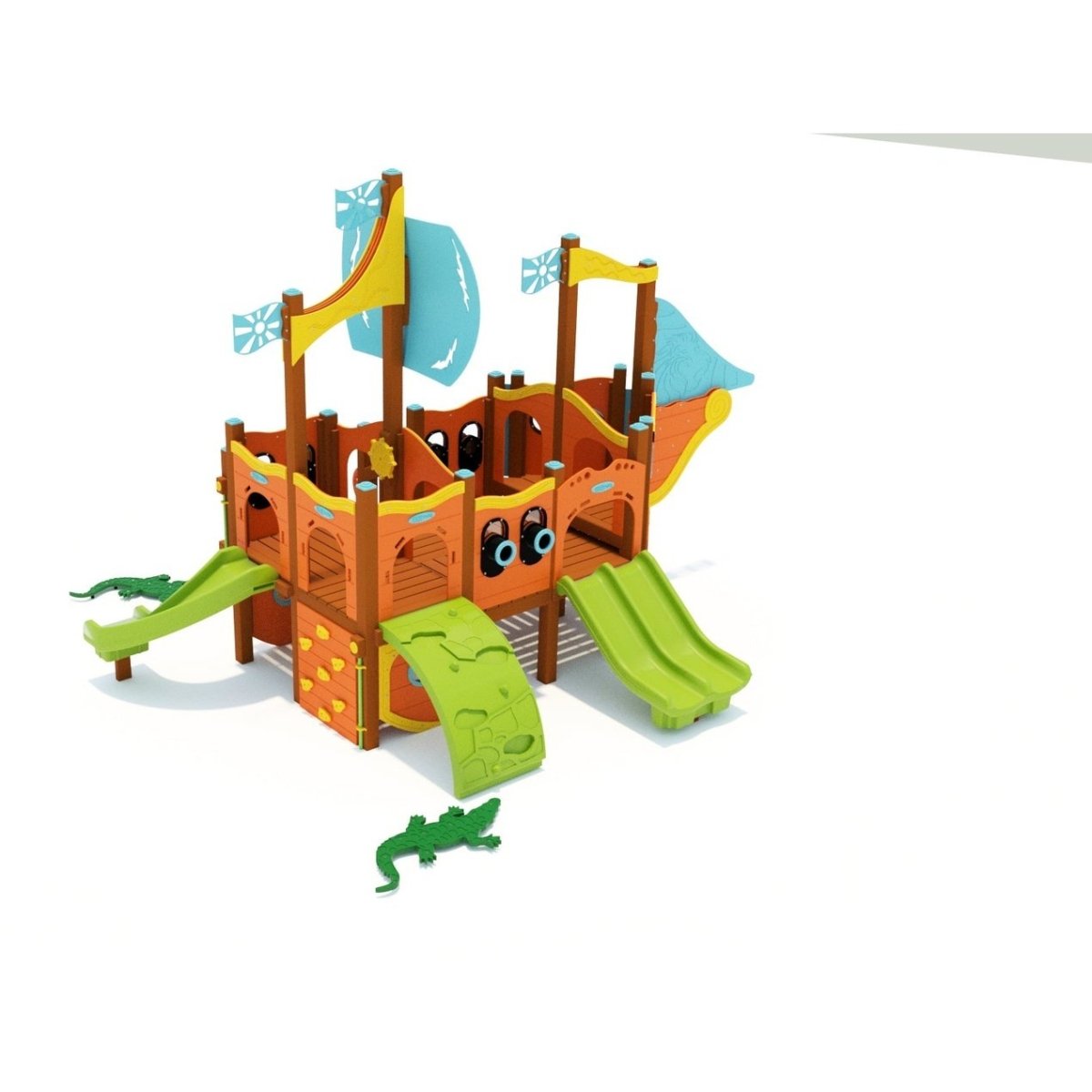 Sail Away Playset - Preschool Playgrounds - Playtopia, Inc.