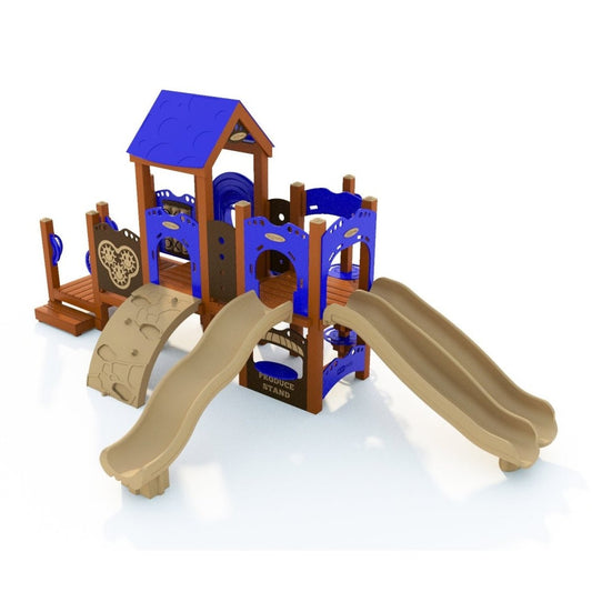 Shady Dell Playset - Preschool Playgrounds - Playtopia, Inc.