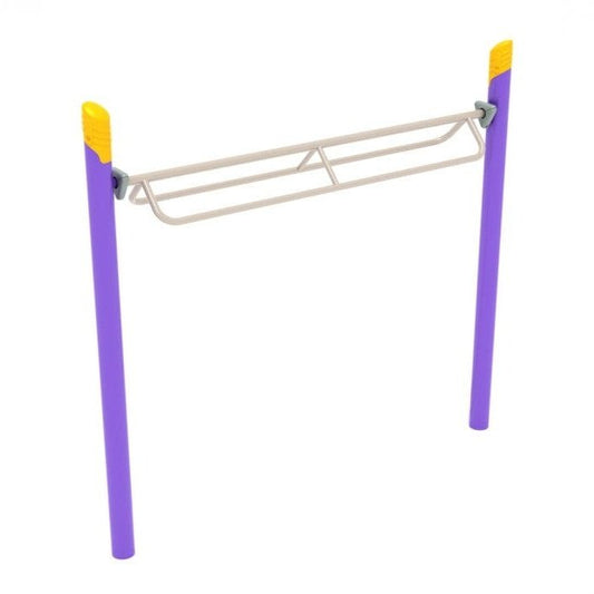 Single Post Overhead Parallel Bar Climber - Outdoor Climbing Structure - Playtopia, Inc.