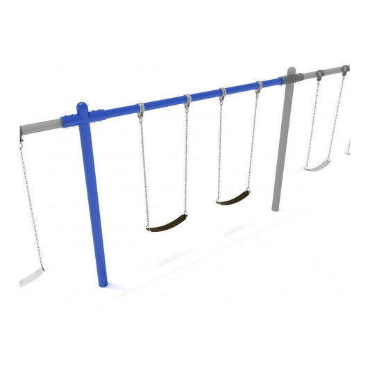 Single Post Swing Set - Add A Bay - Swing Sets - Playtopia, Inc.