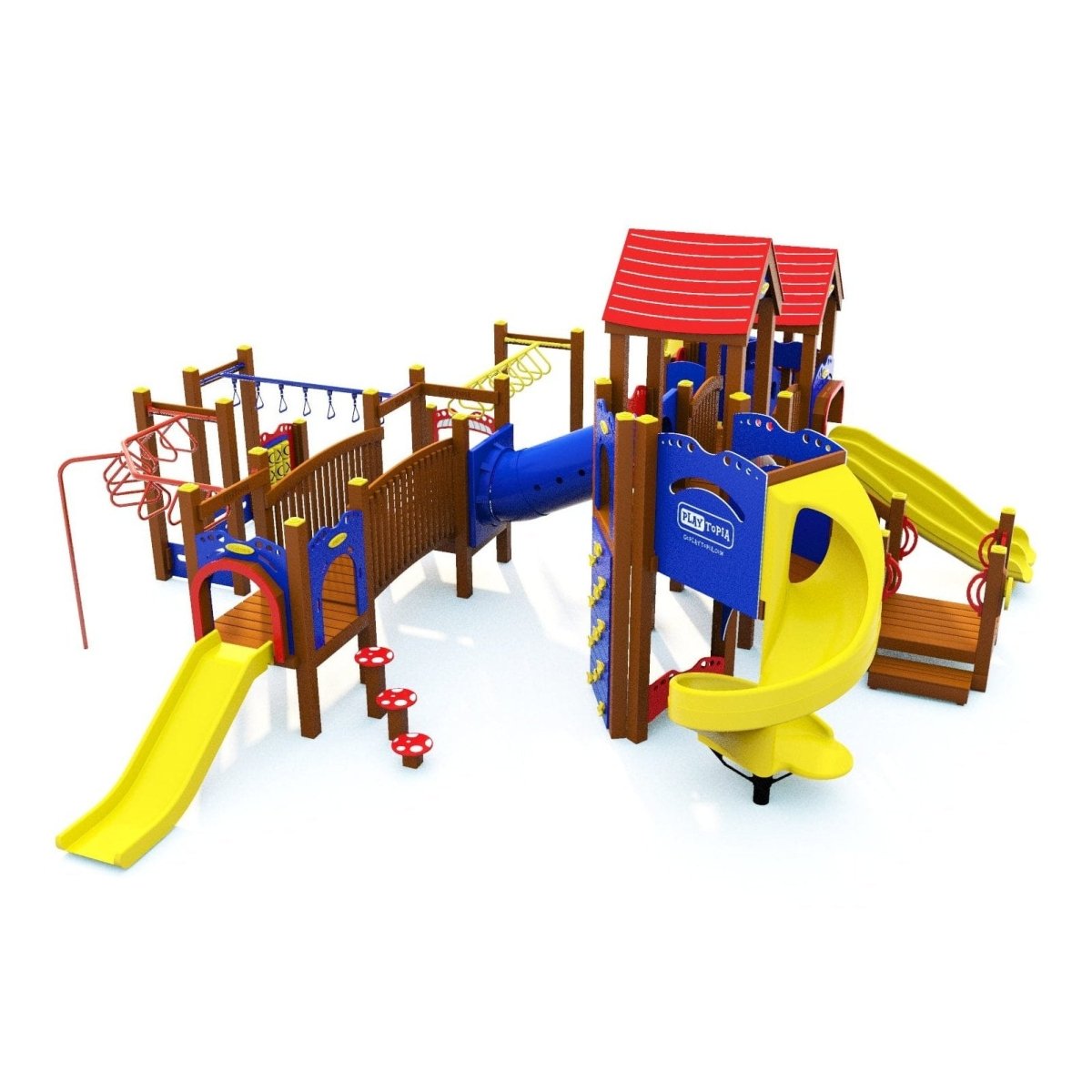 Skyward Playset - School-Age Playgrounds - Playtopia, Inc.