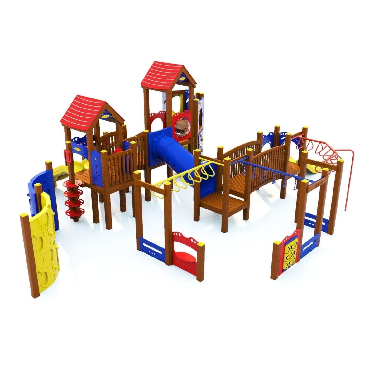 Skyward Playset - School-Age Playgrounds - Playtopia, Inc.
