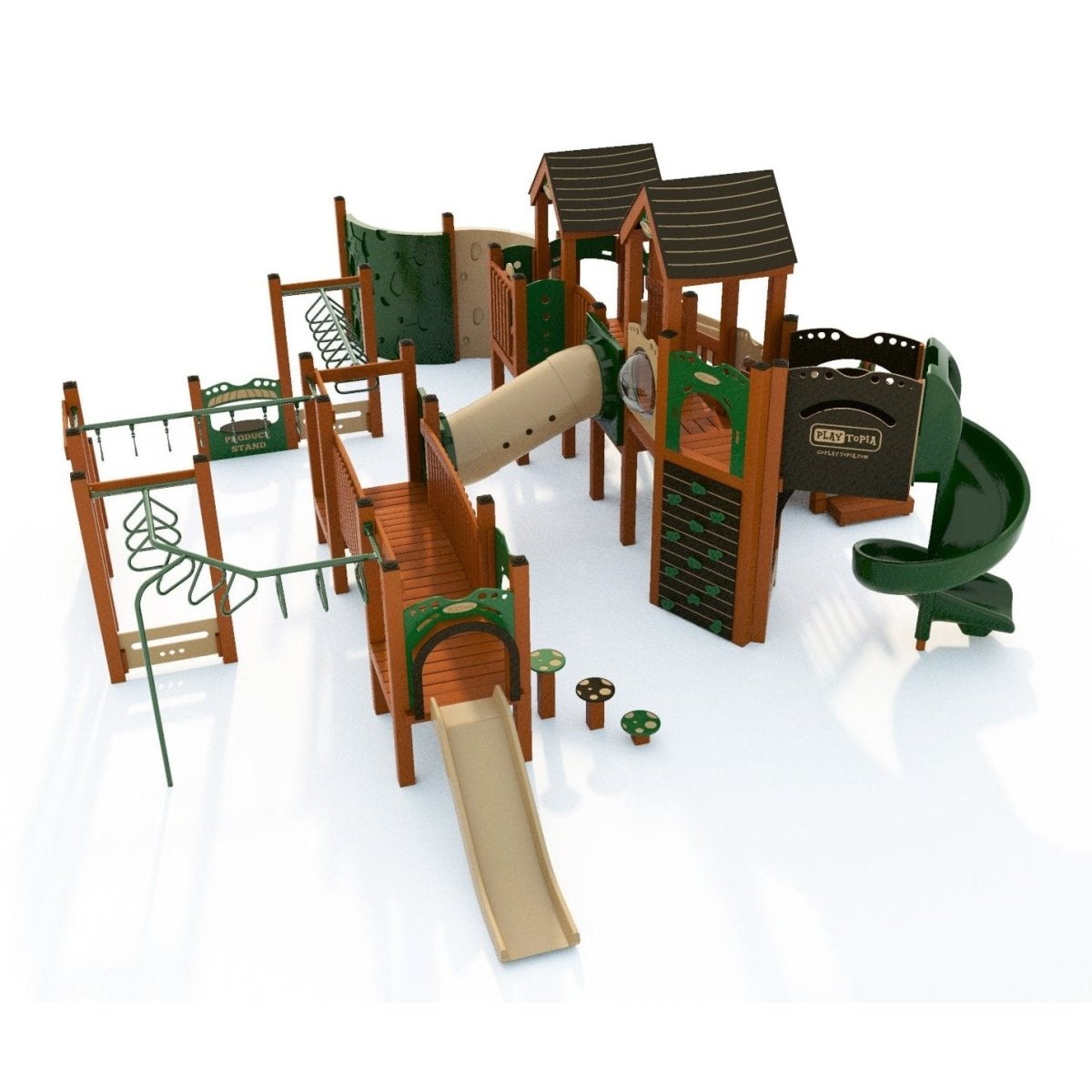 Skyward Playset - School-Age Playgrounds - Playtopia, Inc.