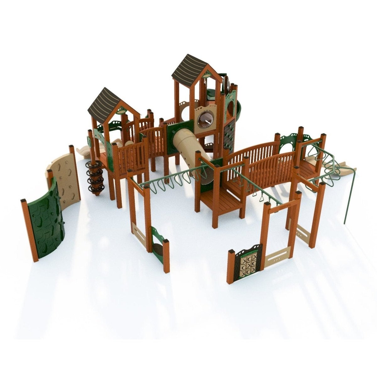 Skyward Playset - School-Age Playgrounds - Playtopia, Inc.