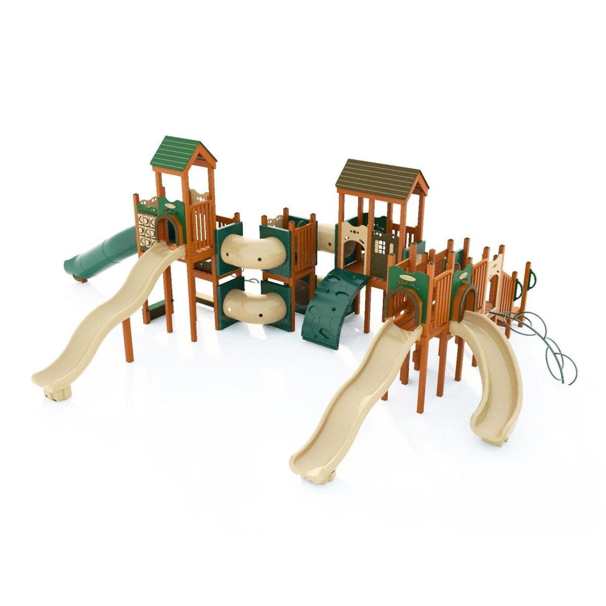 Smile Town Playset - Preschool Playgrounds - Playtopia, Inc.