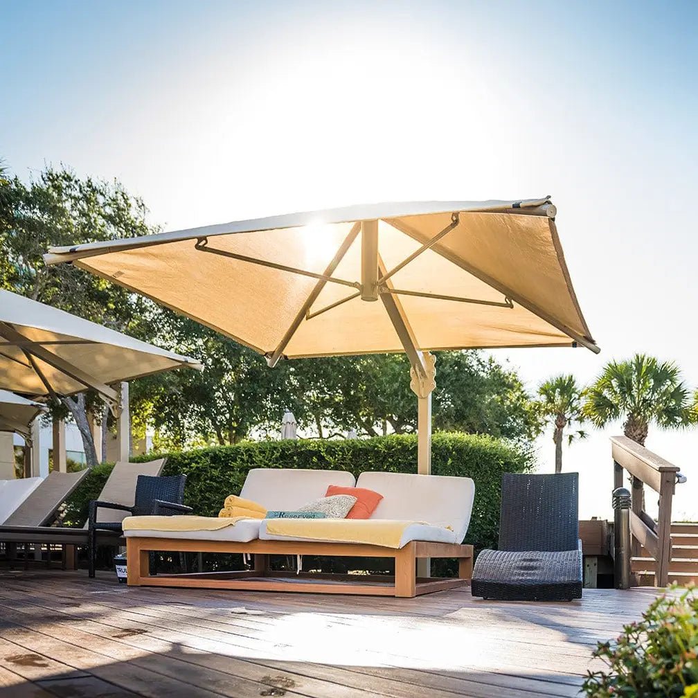 Square Cantilever Umbrella Shade - Playground Shades & Sails - Playtopia, Inc.