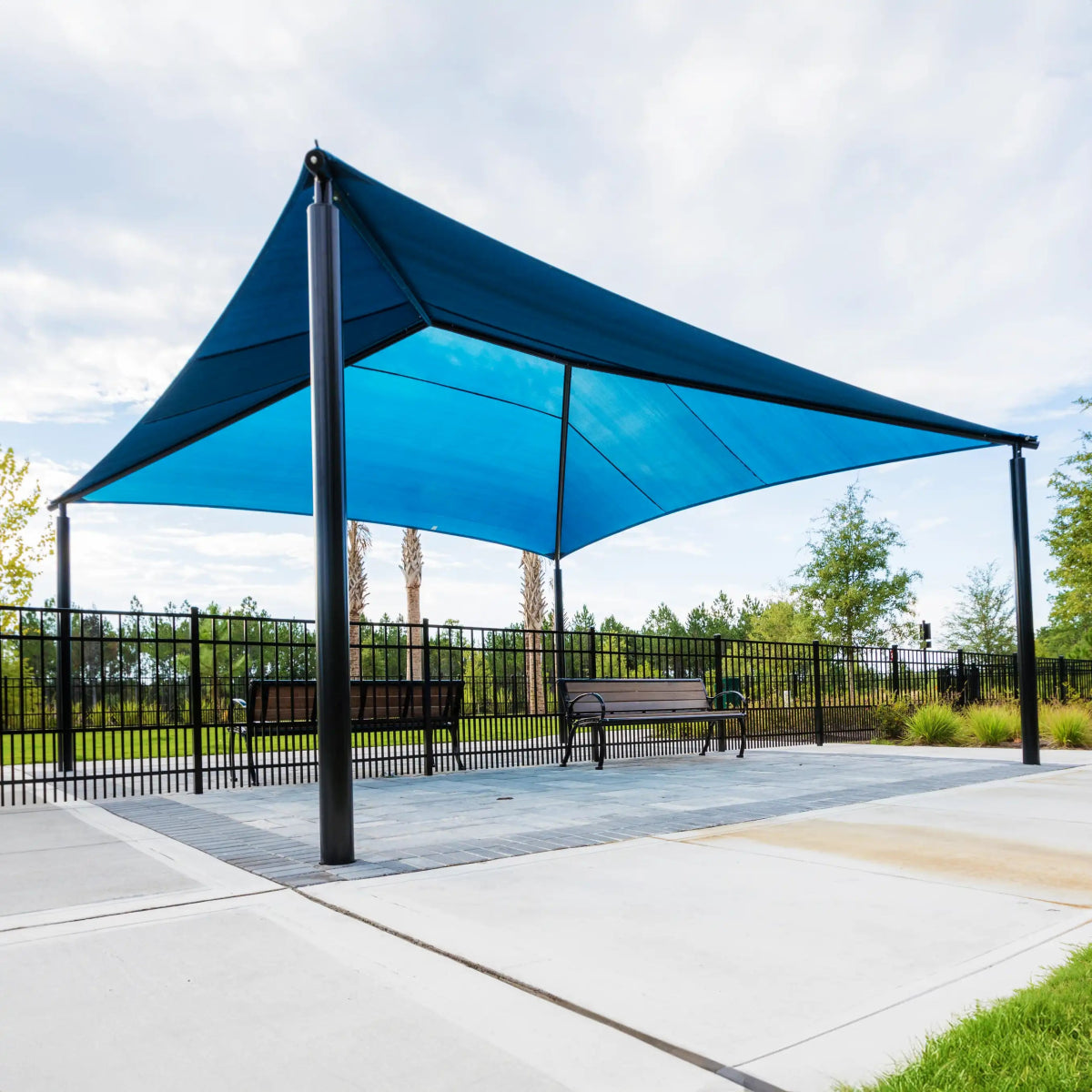 Square Hip Shade - Playground Shades & Sails - Playtopia, Inc.