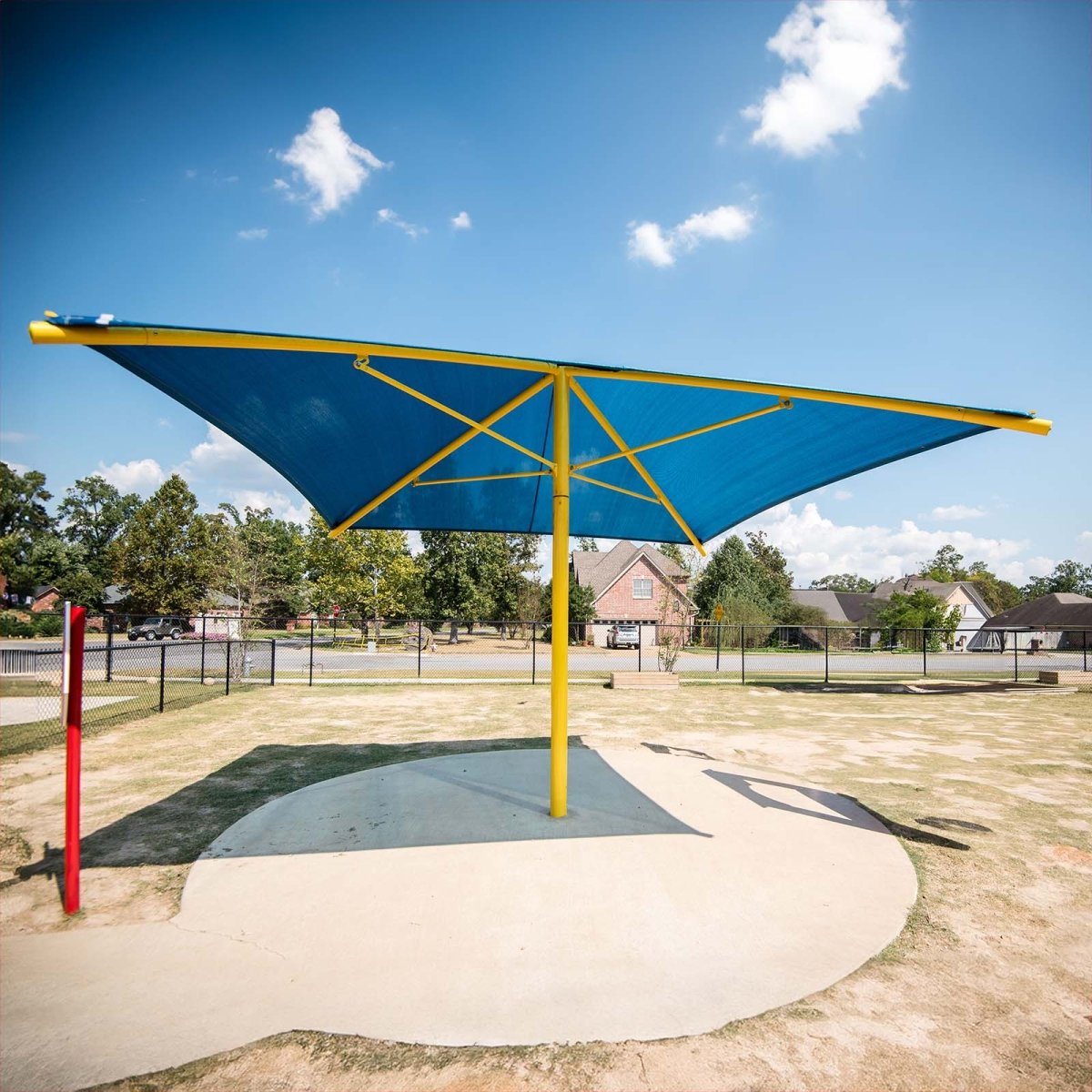 Square Umbrella Shade - Playground Shades & Sails - Playtopia, Inc.