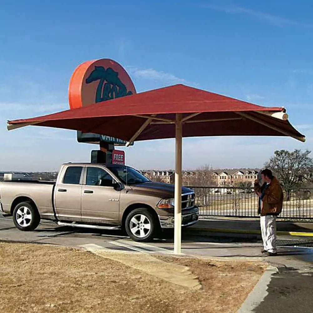 Square Umbrella Shade - Playground Shades & Sails - Playtopia, Inc.