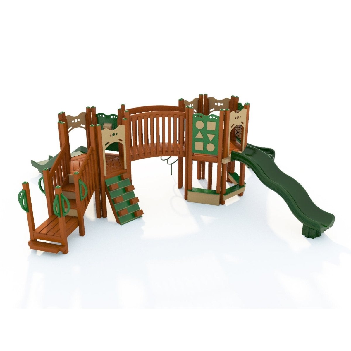 Sycamore Playset - Preschool Playgrounds - Playtopia, Inc.